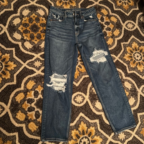 American Eagle mom straight jeans size 6 Regular - Picture 1 of 5
